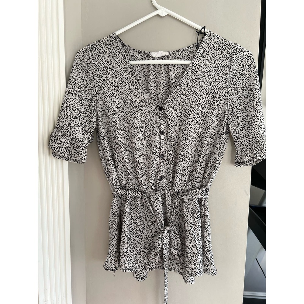 Flowy Cheetah Spring Top XS